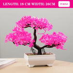 Charger l&#39;image dans la galerie, Artificial Plants Bonsai Small Tree Simulation Pot Plants Fake Flowers Table Potted Ornaments for Hotel Garden Home Decor planta
