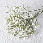 Charger l&#39;image dans la galerie, 90Heads 52cm White Artificial Flowers Wedding DIY Bouquet Decoration Arrangement Plastic Babies Breath Fake Flower Home Decor
