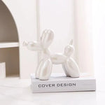 Charger l&#39;image dans la galerie, ERMAKOVA 11cm/4.3inch Creative Balloon Dog Abstract Ceramic Ornament Sculpture Figurine Statue Home Office Decoration Gift
