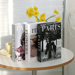Charger l&#39;image dans la galerie, 3Pcs Fashion Fake Books Living Room Decoration Designer Books Coffee Table Ornaments Club Hotel Room Villa Prop Books Decoration
