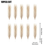 Charger l&#39;image dans la galerie, Artificial Pampas Flowers 10pcs Boho Home Decor Bouquet Party Wedding Centerpieces DIY Accessories Fake Flower Reed Pampas Grass
