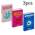 Charger l&#39;image dans la galerie, 3Pcs Fashion Fake Books Living Room Decoration Designer Books Coffee Table Ornaments Club Hotel Room Villa Prop Books Decoration
