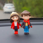 Charger l&#39;image dans la galerie, Car Accessories Cute Cartoon Love Couples Action Figure Figurines Balloon Ornament Auto Interior Dashboard for Girls Gifts Drop
