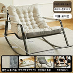 Charger l&#39;image dans la galerie, Double Rocking Chair Modern Minimalist Rocking Chairs Bedroom Balcony Living Room Recliner Luxury Bedroom Lazy Comfortable Sofa

