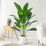 Charger l&#39;image dans la galerie, 1pc Artificial Plants Large Tropical Palm Tree Fake Banana Plants Leaves Real Touch Plastic Monstera For Home Garden Party Decor
