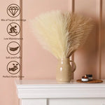 Charger l&#39;image dans la galerie, Artificial Pampas Flowers 10pcs Boho Home Decor Bouquet Party Wedding Centerpieces DIY Accessories Fake Flower Reed Pampas Grass
