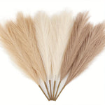 Charger l&#39;image dans la galerie, 6PCS Artificial Pampas Grass Decor Flowers Fake Plant Reed for DIY Floral Table Arrange Flower Wedding Home Christmas Decoration
