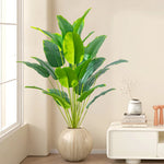 Charger l&#39;image dans la galerie, 1pc Artificial Plants Large Tropical Palm Tree Fake Banana Plants Leaves Real Touch Plastic Monstera For Home Garden Party Decor
