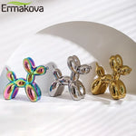 Charger l&#39;image dans la galerie, ERMAKOVA 11cm/4.3inch Creative Balloon Dog Abstract Ceramic Ornament Sculpture Figurine Statue Home Office Decoration Gift
