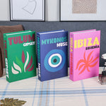 Charger l&#39;image dans la galerie, 3Pcs Fashion Fake Books Living Room Decoration Designer Books Coffee Table Ornaments Club Hotel Room Villa Prop Books Decoration
