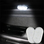 Charger l&#39;image dans la galerie, 2PCS Wireless Adhesive LED Light Auto Roof Foot Atmosphere Lamp Car Interior LED Lighting Magnetic Touch Light
