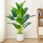 Charger l&#39;image dans la galerie, 1pc Artificial Plants Large Tropical Palm Tree Fake Banana Plants Leaves Real Touch Plastic Monstera For Home Garden Party Decor

