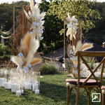 Charger l&#39;image dans la galerie, 6PCS Artificial Pampas Grass Decor Flowers Fake Plant Reed for DIY Floral Table Arrange Flower Wedding Home Christmas Decoration
