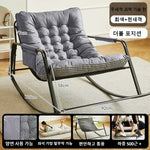 Charger l&#39;image dans la galerie, Double Rocking Chair Modern Minimalist Rocking Chairs Bedroom Balcony Living Room Recliner Luxury Bedroom Lazy Comfortable Sofa
