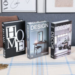 Charger l&#39;image dans la galerie, 3Pcs Fashion Fake Books Living Room Decoration Designer Books Coffee Table Ornaments Club Hotel Room Villa Prop Books Decoration
