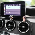 Charger l&#39;image dans la galerie, Cute Cartoon Couples Car Decoration Accessories Romantic Figurines Balloon Ornament Auto Interior Dashboard Accessories Gifts
