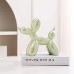 Charger l&#39;image dans la galerie, ERMAKOVA 11cm/4.3inch Creative Balloon Dog Abstract Ceramic Ornament Sculpture Figurine Statue Home Office Decoration Gift

