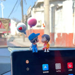 Charger l&#39;image dans la galerie, Cute Cartoon Couples Car Decoration Accessories Romantic Figurines Balloon Ornament Auto Interior Dashboard Accessories Gifts
