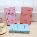 Charger l&#39;image dans la galerie, 3Pcs Fashion Fake Books Living Room Decoration Designer Books Coffee Table Ornaments Club Hotel Room Villa Prop Books Decoration
