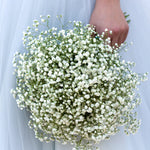 Charger l&#39;image dans la galerie, 90Heads 52cm White Artificial Flowers Wedding DIY Bouquet Decoration Arrangement Plastic Babies Breath Fake Flower Home Decor
