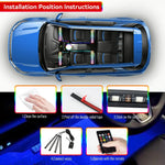 Charger l&#39;image dans la galerie, Neon 36 48 72 LED Car Interior Ambient Foot Light with USB Wireless Remote Music APP Control Auto RGB Atmosphere Decorative Lamp
