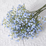 Charger l&#39;image dans la galerie, 90Heads 52cm White Artificial Flowers Wedding DIY Bouquet Decoration Arrangement Plastic Babies Breath Fake Flower Home Decor
